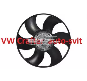 Вентилятор (крыльчатка) радиатора охлаждения VW Crafter 076121301D VAG