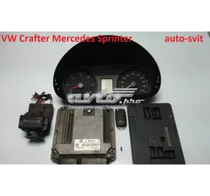 Блок управления двигателем комплект VW Crafter 0281016822 VAG