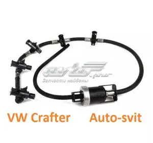 Трубка топливная обратки форсунок 2.5TDI vw VW Crafter 076130235 VAG Трубка топливная обратки форсунок 2.5TDI vw VW Crafter 076130235 VAG