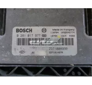 Блок управления двигателем renault 2.3 dci bosch 0281017977 RENAULT